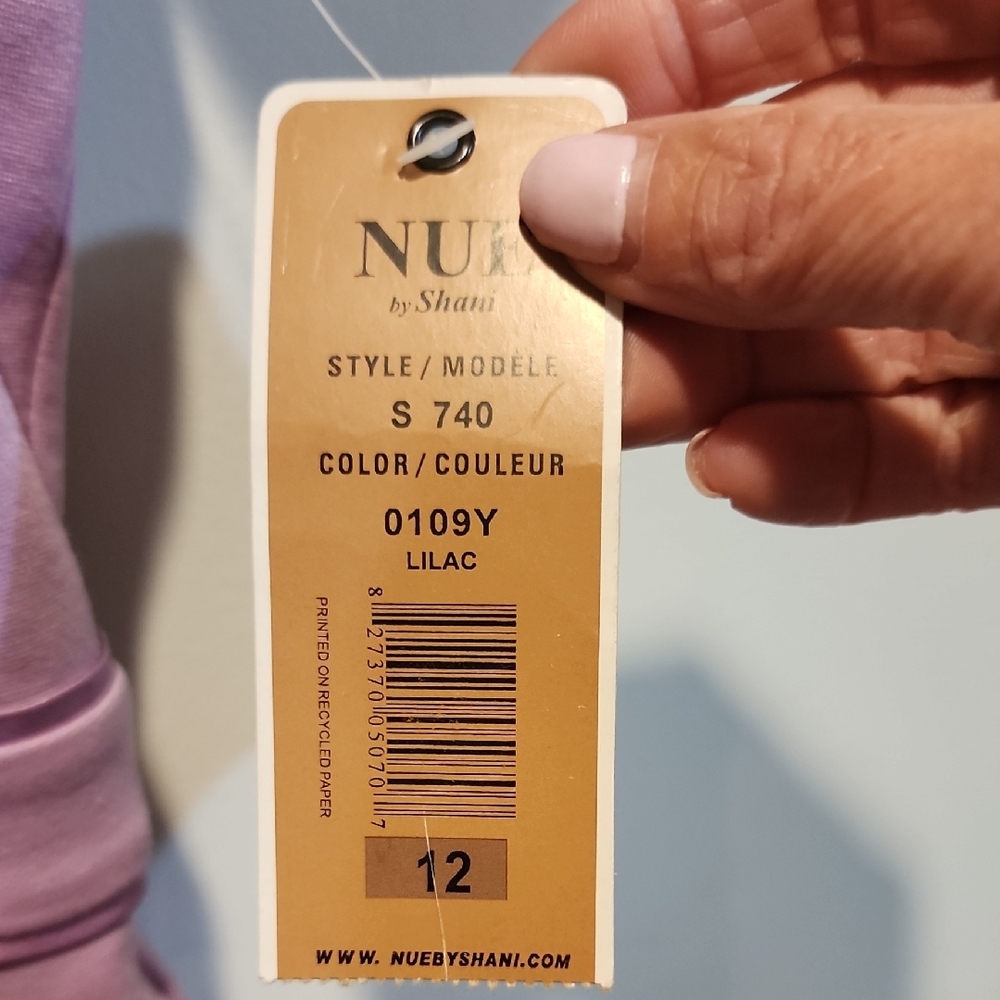 Nue by Shani Lilac Short Sleeve Dress - Picture 3 of 12